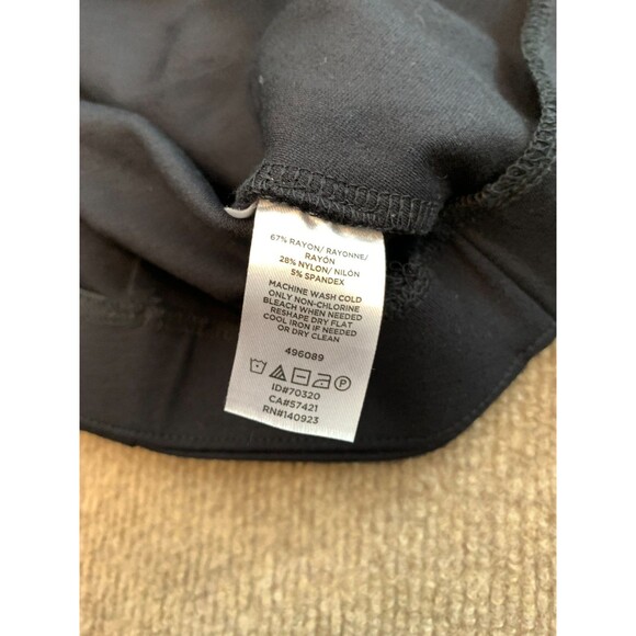 Ann Taylor LOFT Skirt Womens LP Petite Mini Wrap Style Ponte Office Academia - Picture 6 of 7